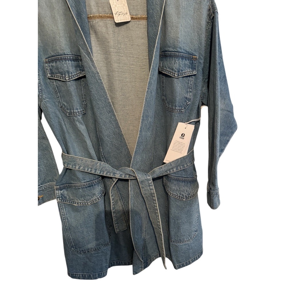 NWT'S Boyish Free People Joaquin Kimono Dress Jacket Sz XS - Picture 2 of 5